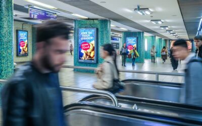 Jetzt brandneu bei X-CITY – 19 PV Station Screens in der U-Station Kröpcke